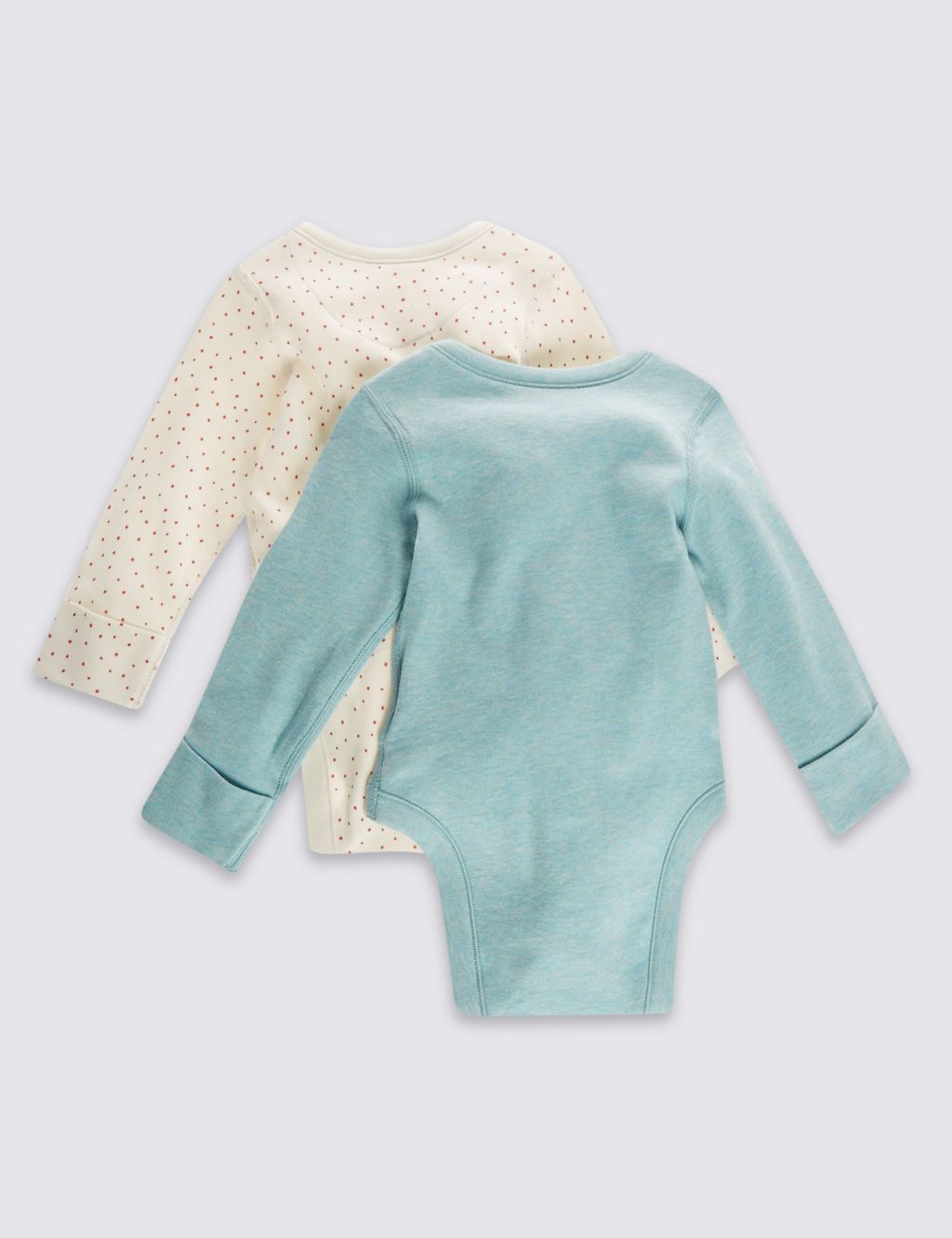 2 Pack Pure Cotton Bodysuits 1 of 6