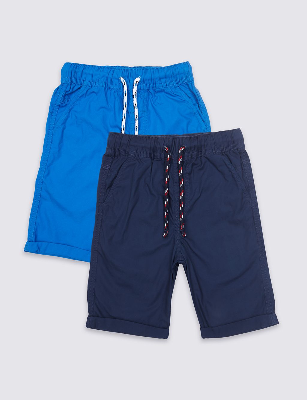 2 Pack Pure Cotton Shorts (3-16 Years) 3 of 8