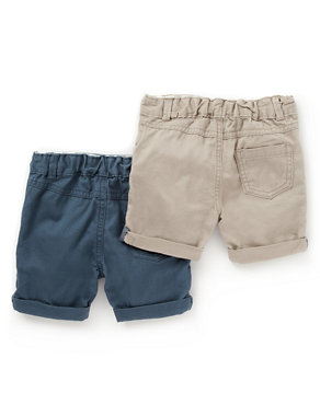 2 Pack Pure Cotton Shorts Image 2 of 3