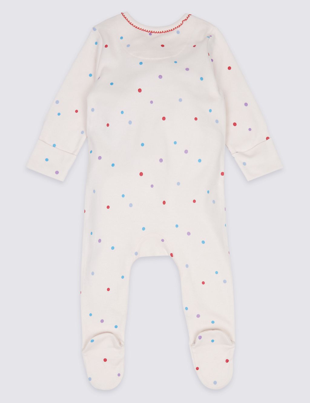 2 Pack Pure Cotton Sleepsuits 7 of 8