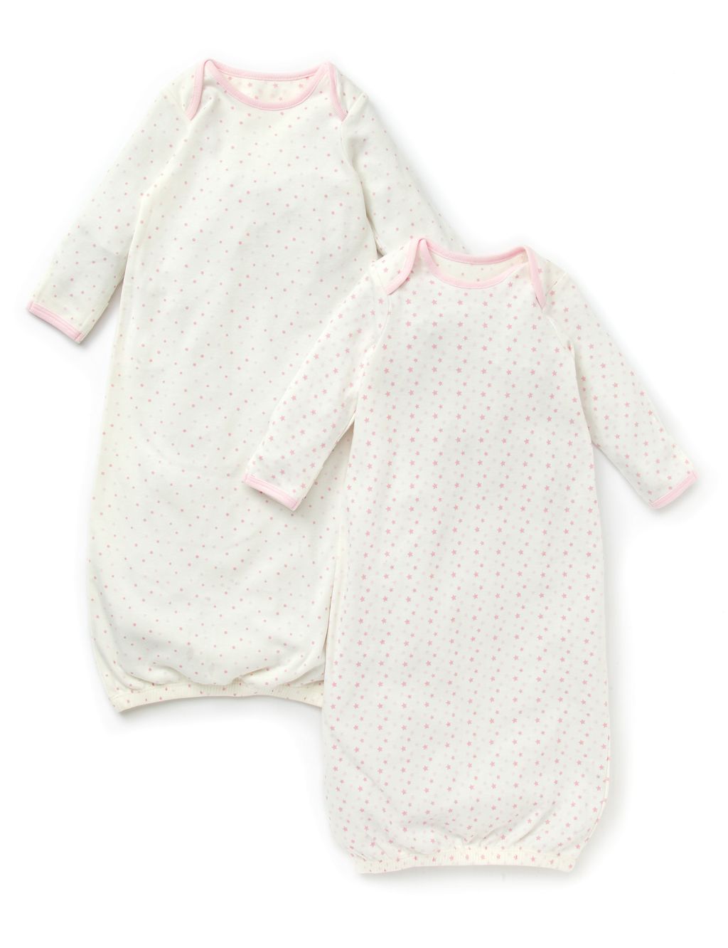 2 Pack Pure Cotton Spotted & Star Print Bundlers 3 of 4