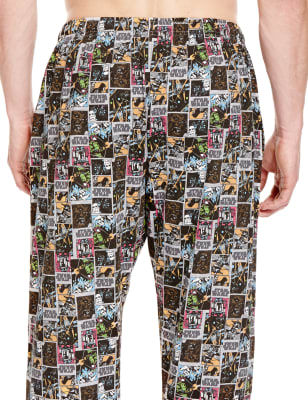 2 Pack Pure Cotton Star Wars Pyjama Bottoms M S Collection M S