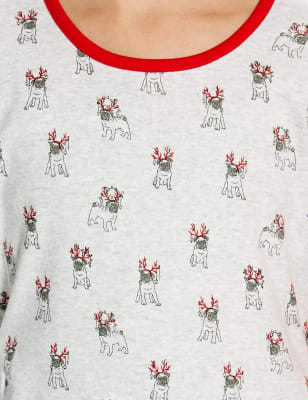 Pug best sale christmas pyjamas