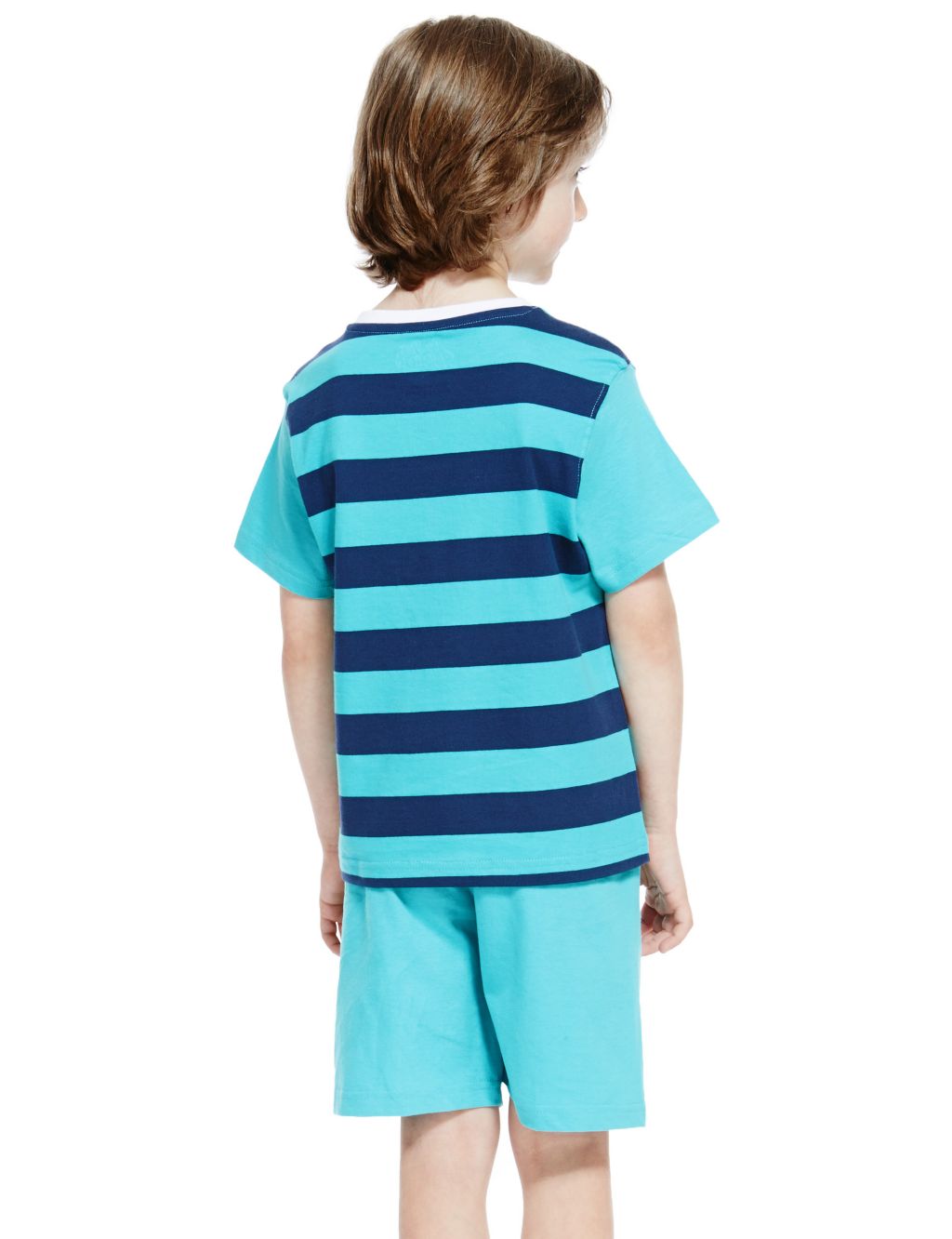 2 Pack Pure Cotton Stay Soft Short Pyjamas (1-8 Years) 2 of 9