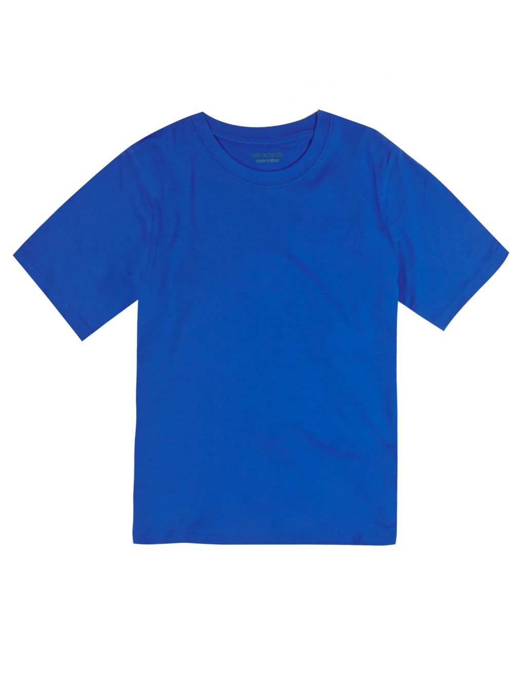 2 Pack Pure Cotton Unisex Crew Neck T-Shirts 1 of 3