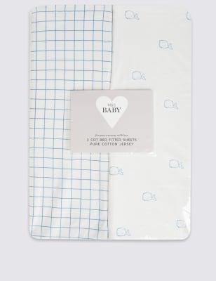 M&s hot sale cot sheets