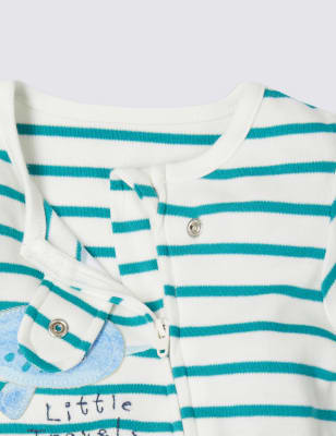 terry towelling sleepsuits marks and spencer