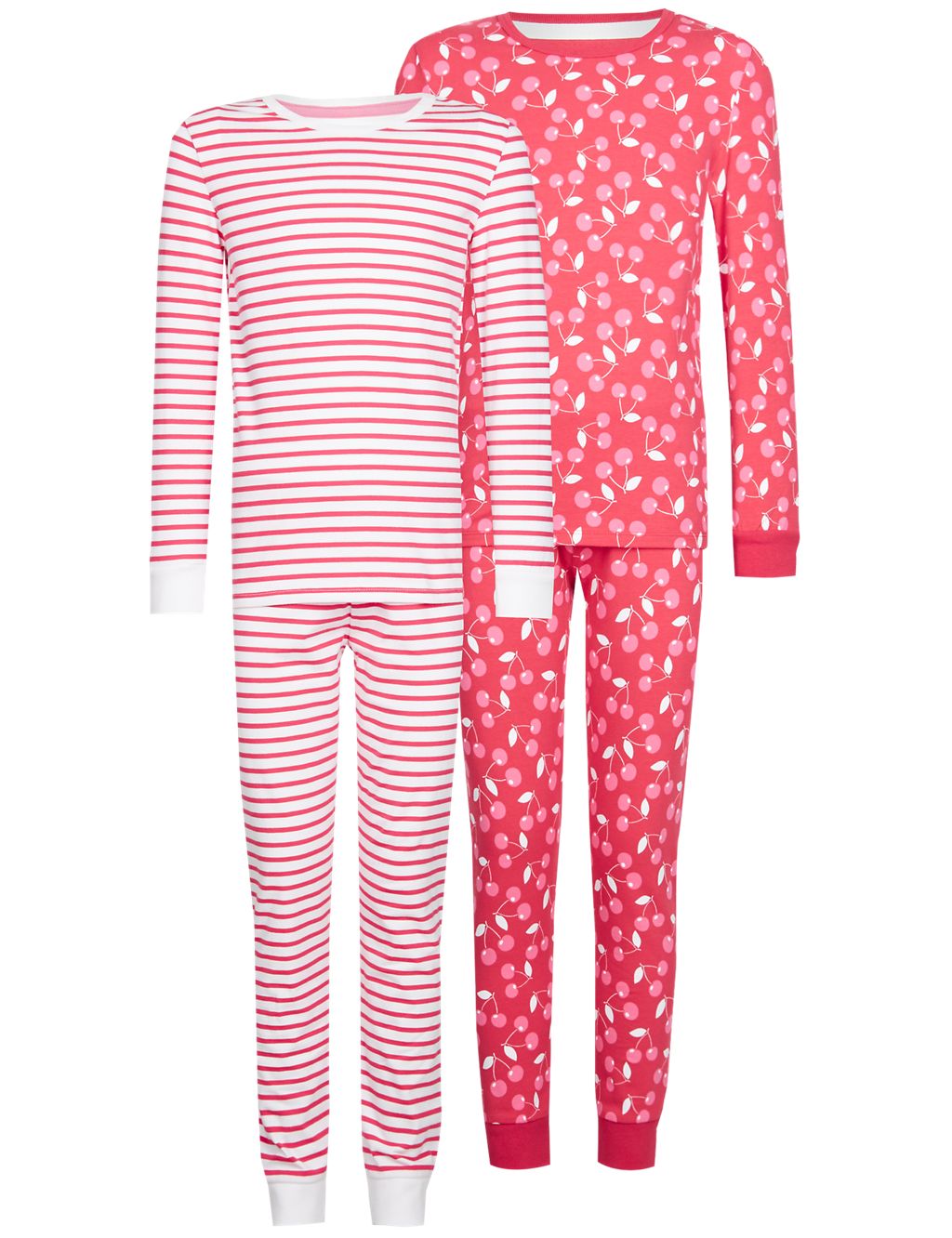 2 Pack Pyjamas with Stretch (3-16 Years) 4 of 7