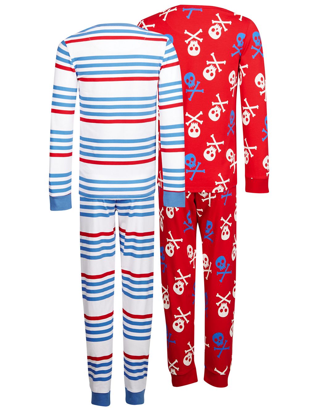 2 Pack Pyjamas with Stretch (3-16 Years) 4 of 4