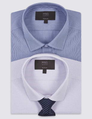 m and s dress shirt