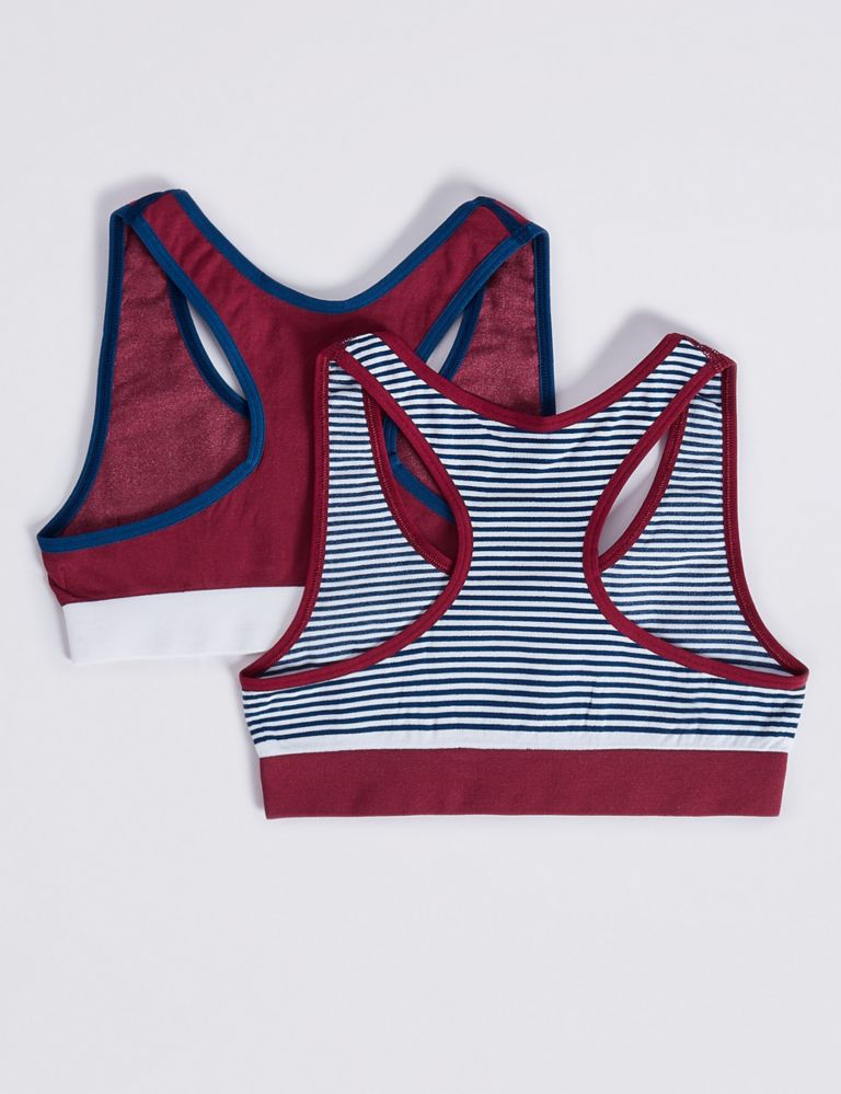 2 Pack Sports Cropped Tops (6-16 Years) 2 of 2