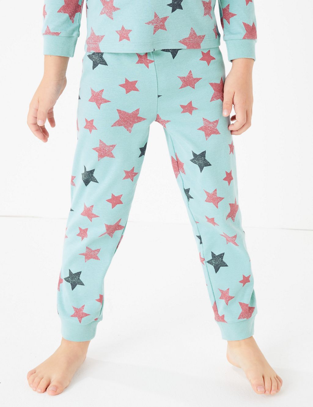 2 Pack Star Print Pyjama Sets (1-7 Years) 6 of 6