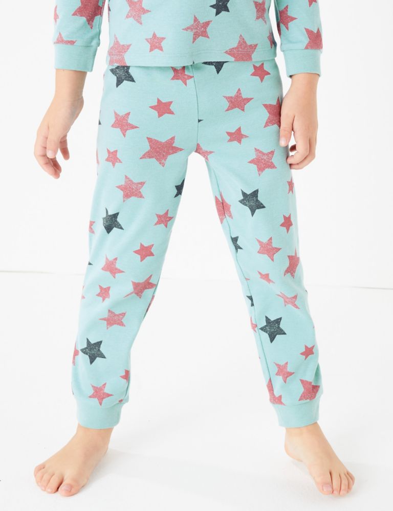 2 Pack Star Print Pyjama Sets (1-7 Years) 6 of 6
