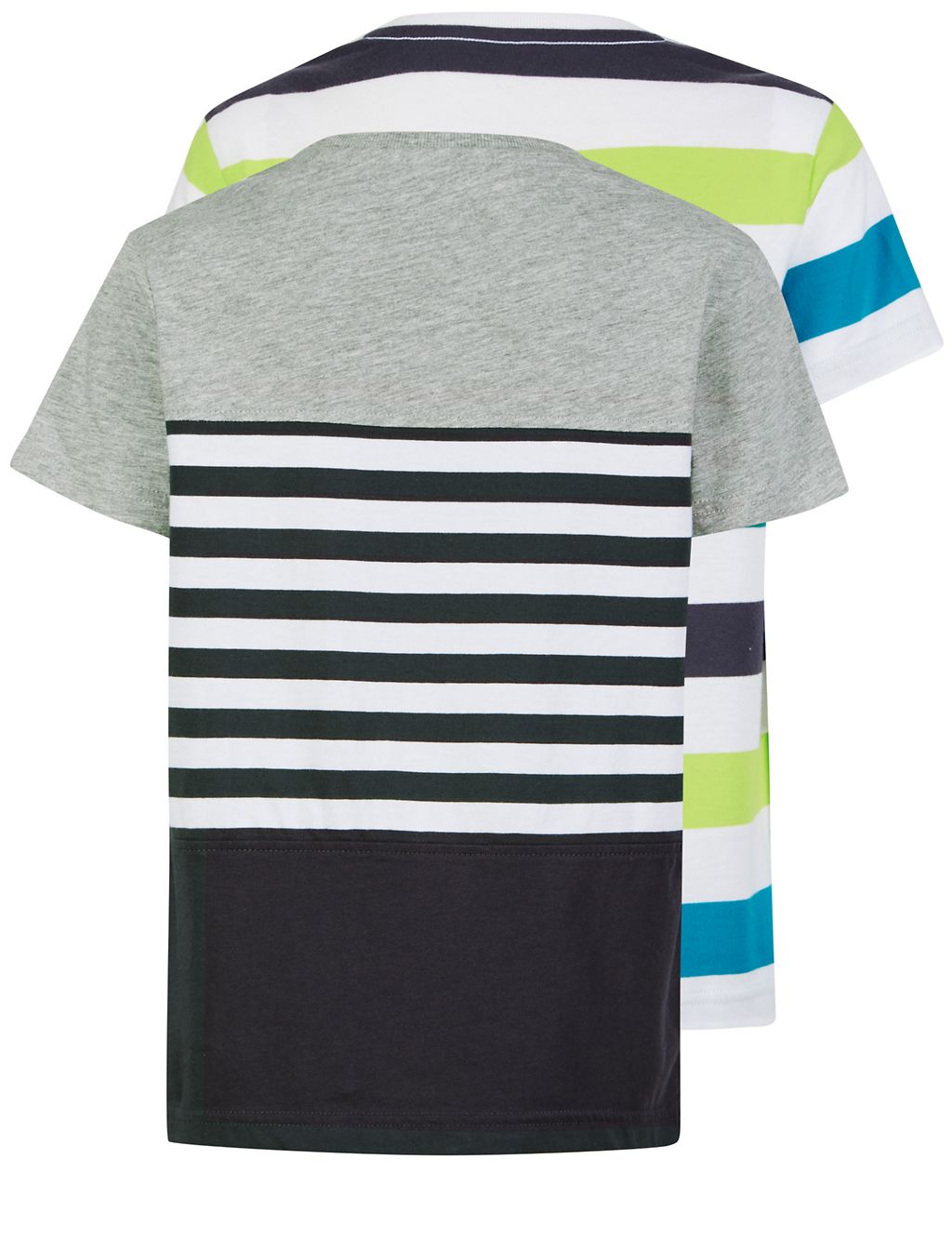 2 Pack Striped T-Shirts (3-14 Years) 5 of 7