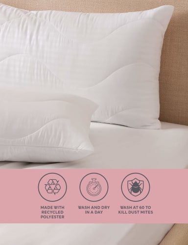 2 Pack Supremely Washable Pillow Protectors 1 of 5