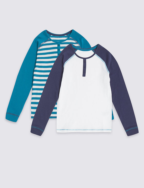 2 Pack Thermal Tops (18 Months - 16 Years) Image 1 of 1