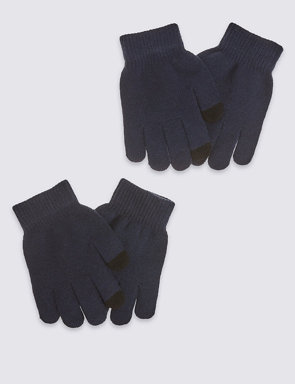 2 Pack Touch Screen Magic Gloves Image 1 of 1
