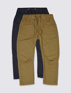 2 Pack Trousers (3 Months - 5 Years) Image 2 of 6
