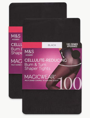 2 Pair Pack 100 Denier Magicwear™ Shaping Tights