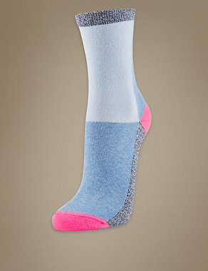 2 Pair Pack Assorted Ankle High Socks Image 2 of 3