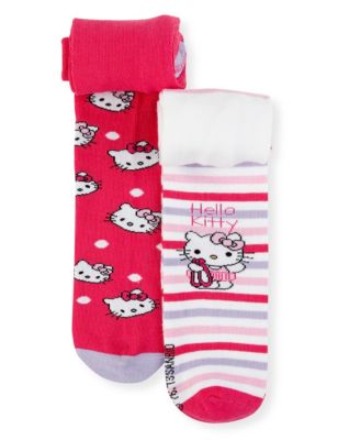 2 Pairs of Hello Kitty Tights Image 1 of 2