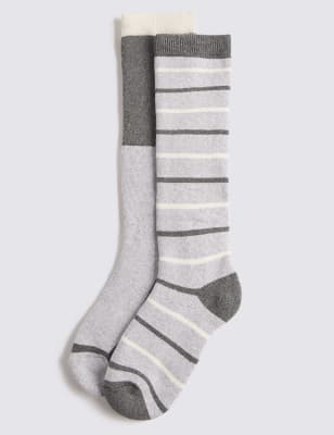 Men/'s White Twin Striped Trainer Socks Summer Sports Gym Wear 3 Pair Pack
