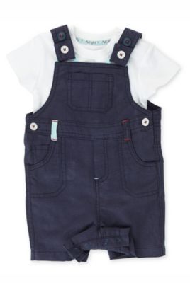 2 Piece Bodysuit & Dungaree Outfit Image 1 of 1
