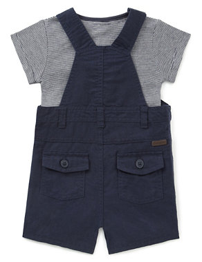 2 Piece Bodysuit & Dungaree Outfit Image 2 of 4