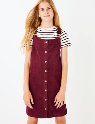 seasalt cord pinafore dress