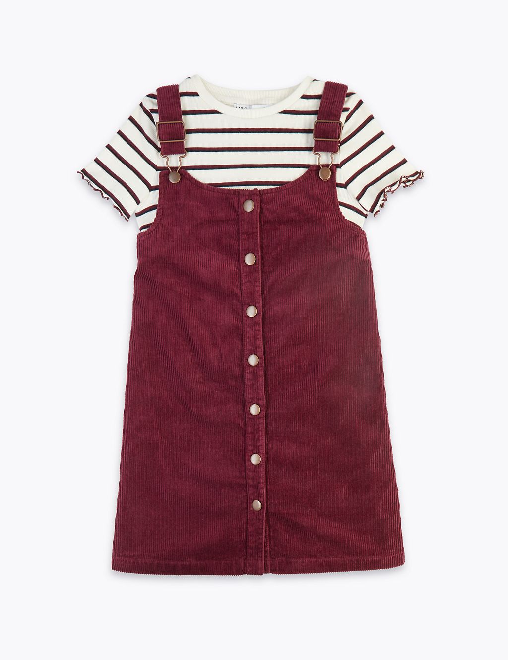 2 Piece Cord Pinafore Dress Outfit (3-16 Years) 1 of 4
