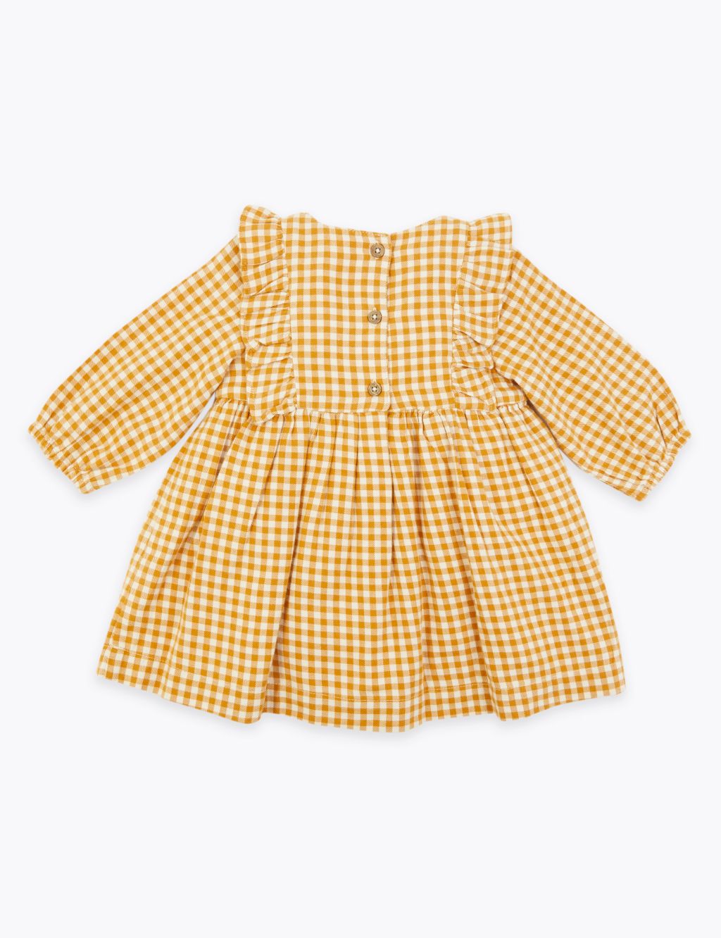 2 Piece Cotton Gingham Dress (0-3 Yrs) 2 of 5
