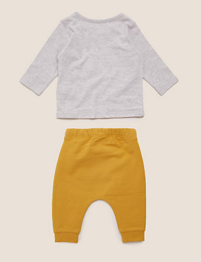 2 Piece Cotton Tractor Outfit (0-3 Yrs) Image 2 of 4