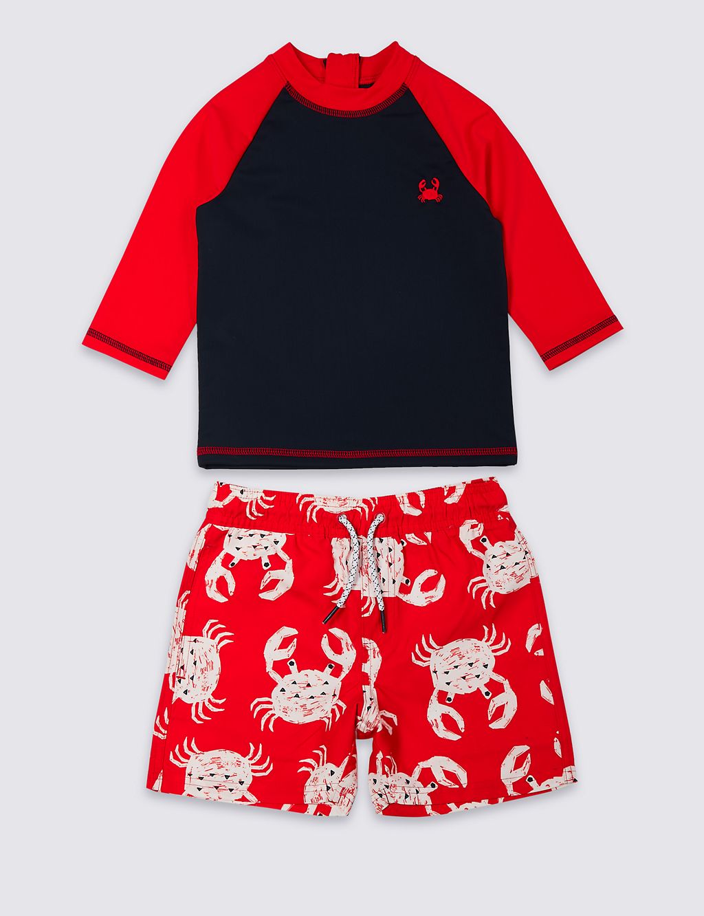 2 Piece Crab Swimsuit Set (3 Months - 7 Years) 3 of 3