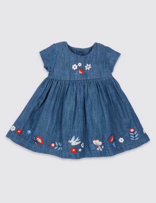 Jean dress clearance for baby