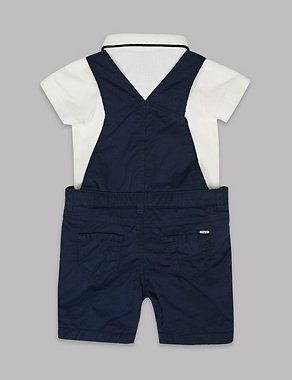 2 Piece Dungarees & Bodysuit Outfit Image 2 of 5
