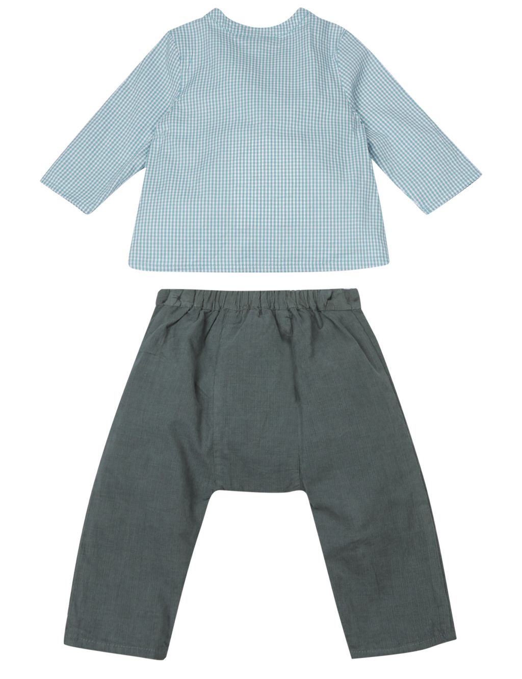 2 Piece Gingham Shirt & Trousers Outfit 5 of 7