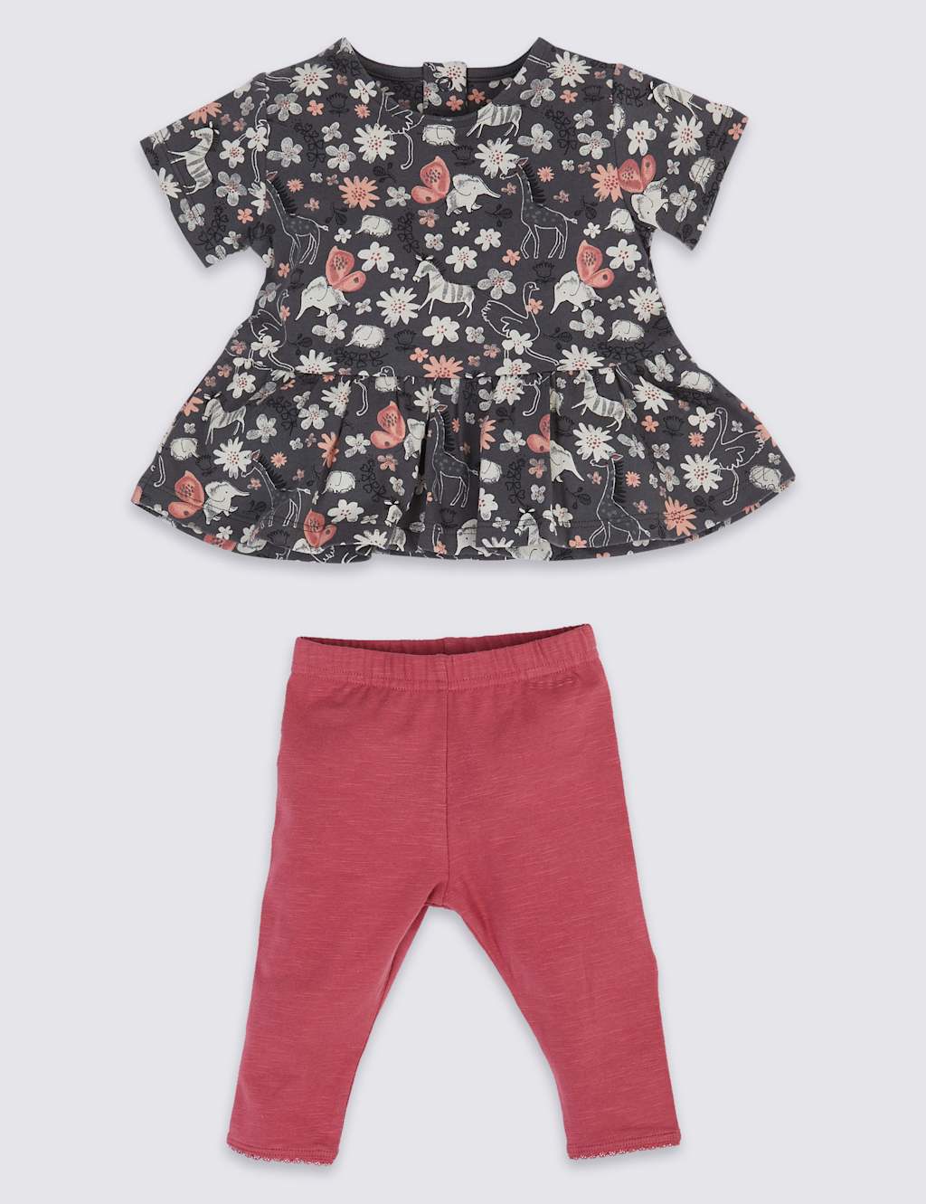 2 Piece Jersey Top & Bottom Outfit M&S