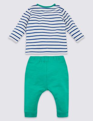 2 Piece Organic Cotton Top & Bottom Outfit Image 2 of 5