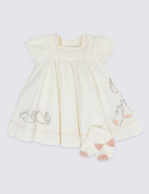 peter rabbit baby dress