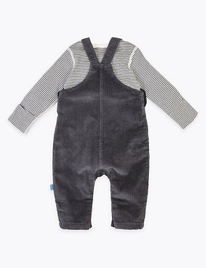 2 Piece Peter Rabbit™ Dungaree Outfit (7lbs-3 Yrs) Image 2 of 7