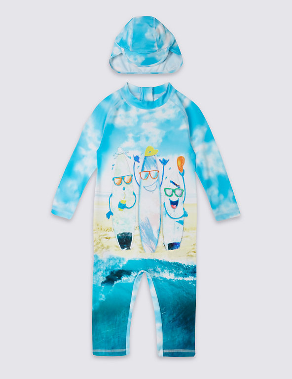 2 Piece Printed Swim Outfit (0-5 Years) Image 1 of 2
