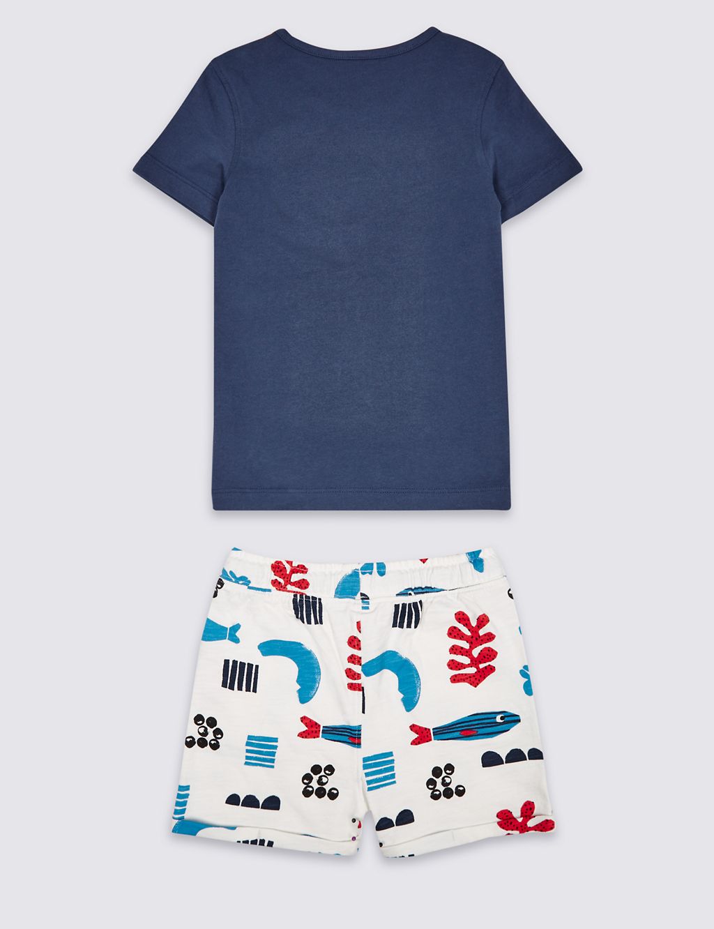 2 Piece Pure Cotton  T-Shirt & Shorts Outfit 1 of 5