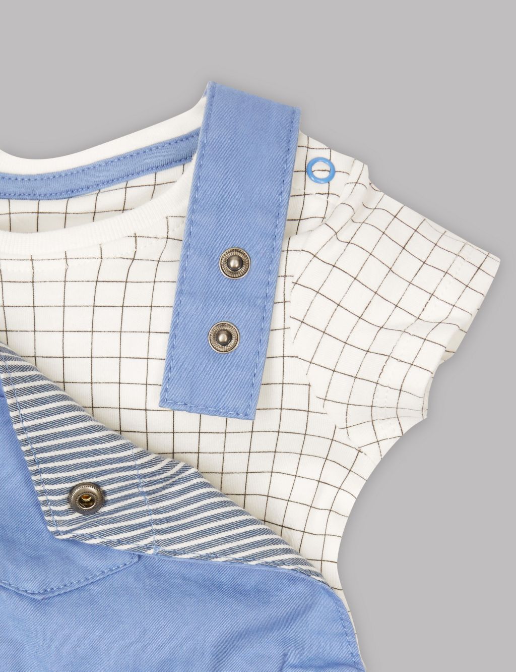 2 Piece Pure Cotton Bodysuit & Dungaree Outfit 5 of 5