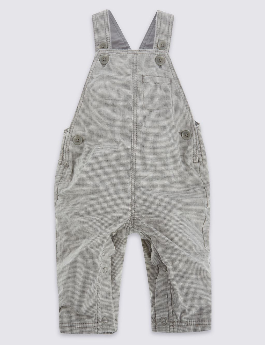 2 Piece Pure Cotton Bodysuit & Dungaree Outfit 2 of 6