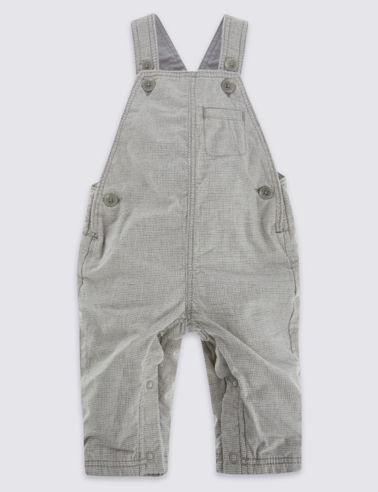 2 Piece Pure Cotton Bodysuit & Dungaree Outfit 3 of 6