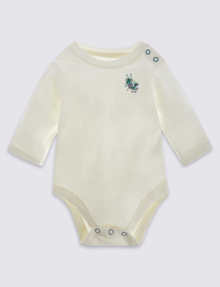 2 Piece Pure Cotton Bodysuit & Dungaree Outfit 4 of 6