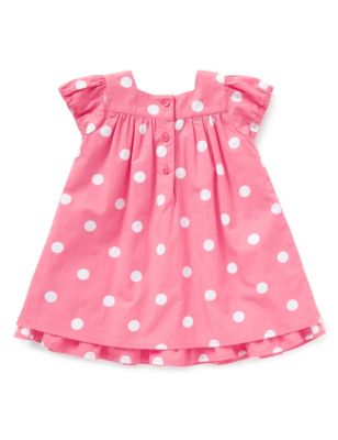 2 Piece Pure Cotton Dress & Knickers Set Image 2 of 4
