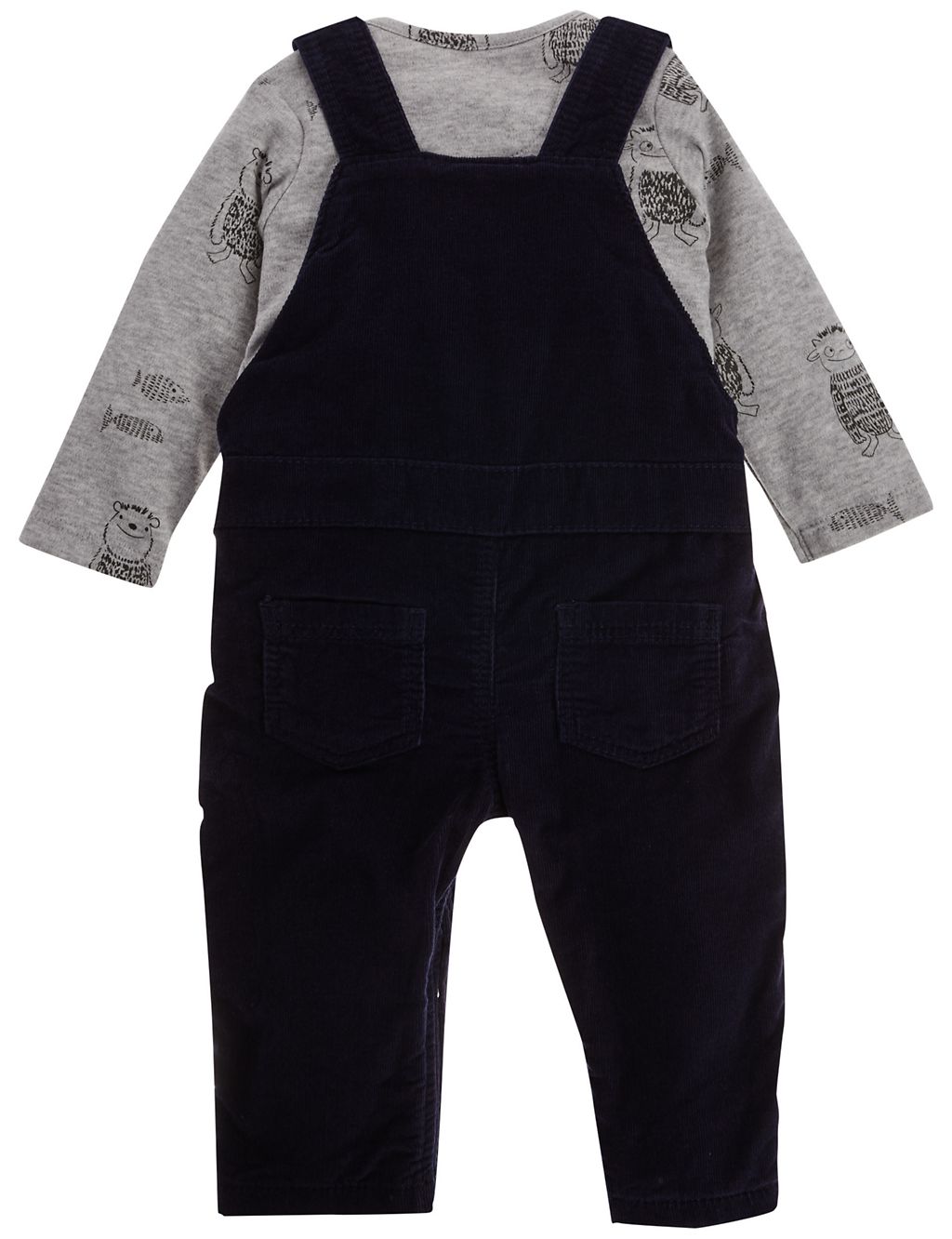 2 Piece Pure Cotton Dungarees & Bodysuit Outfit 6 of 6