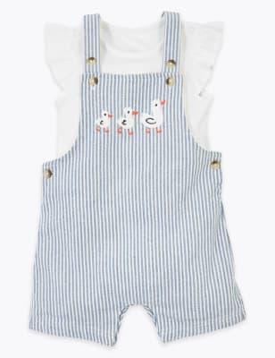 m&s boys dungarees