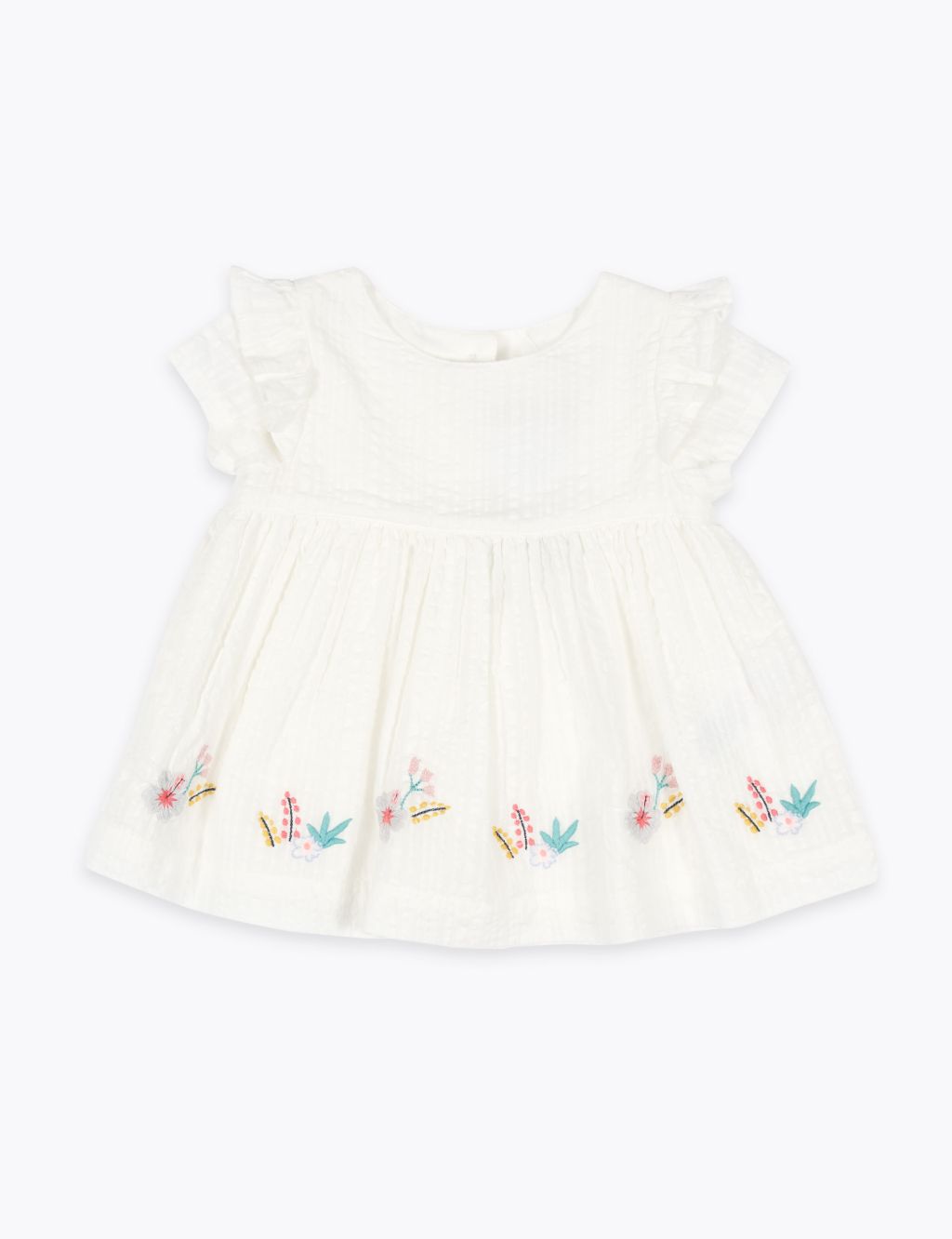 2 Piece Pure Cotton Floral Outfit (0-3 Yrs) 2 of 5